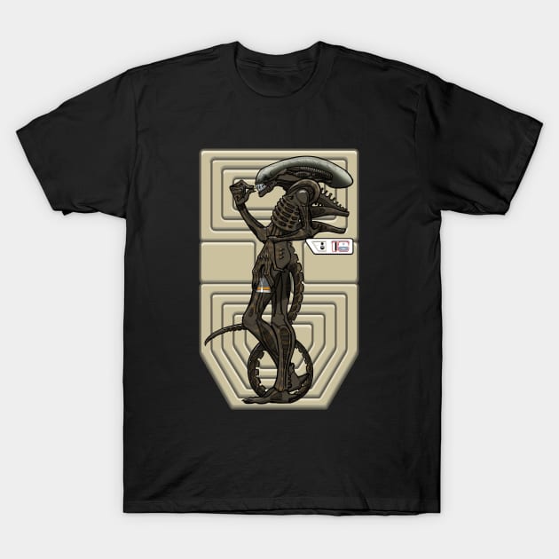 Alien After Dinner T-Shirt by Hologram Teez